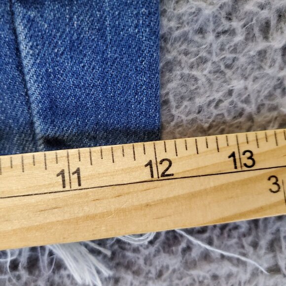 Free People Shorts Womens XS Blue We The Free Denim Frayed Hem Belted Jorts - Picture 7 of 12